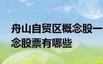 舟山自贸区概念股一览2022年舟山自贸区概念股票有哪些