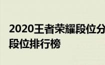 2020王者荣耀段位分布比例-王者荣耀模拟战段位排行榜