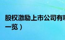 股权激励上市公司有哪些（相关上市公司龙头一览）