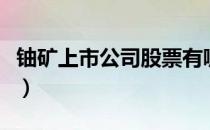 铀矿上市公司股票有哪些（相关铀矿龙头一览）