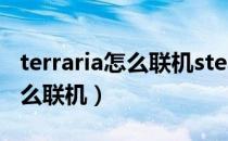 terraria怎么联机steam（terraria steam怎么联机）