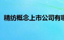 精纺概念上市公司有哪些利好哪些上市公司