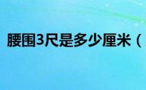 腰围3尺是多少厘米（服装尺码换算小知识）