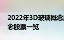 2022年3D玻璃概念股龙头有哪些3D玻璃概念股票一览