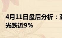 4月11日盘后分析：激光行业概念报跌金运激光跌近9%