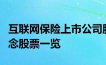 互联网保险上市公司股票有哪些互联网保险概念股票一览