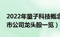 2022年量子科技概念股有哪些（量子科技上市公司龙头股一览）