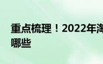 重点梳理！2022年淘宝上市公司龙头股票有哪些