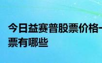 今日益赛普股票价格一览受益的益赛普概念股票有哪些