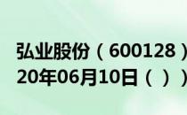 弘业股份（600128）今日股票行情查询（2020年06月10日（））