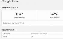 代号为Felix的谷歌像素折叠在Geekbench数据库上发现