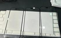 全系灵动岛设计四等边框最窄1.55mm  iPhone 15系列前玻璃面板曝光